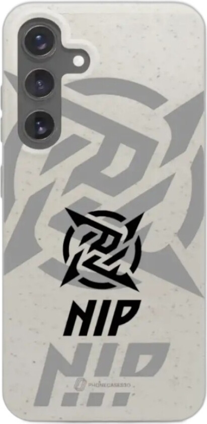 Samsung Galaxy S25+ Ninjas in Pyjamas komposterbart deksel, hvit