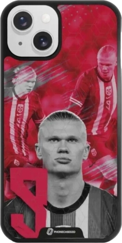 iPhone 13 Norges Fotballforbund 3D mobildeksel, svart