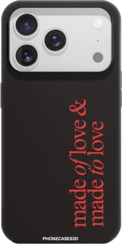 iPhone 17 Pro Martine Halvorsen komposterbart deksel, svart