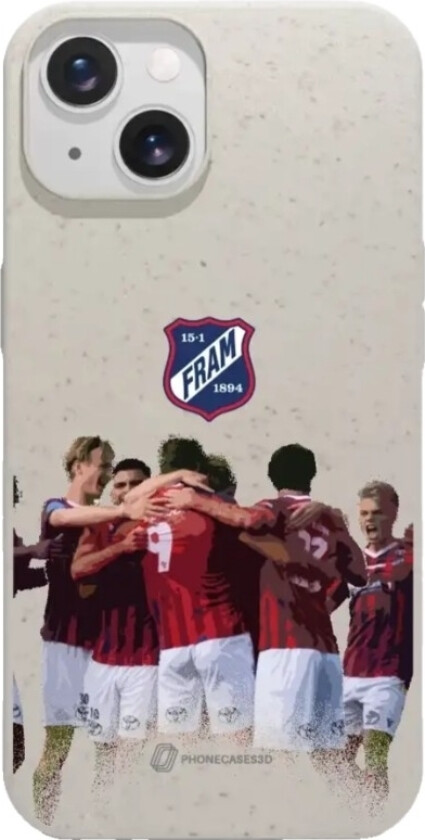 iPhone 15 IF Fram Larvik komposterbart deksel, hvit