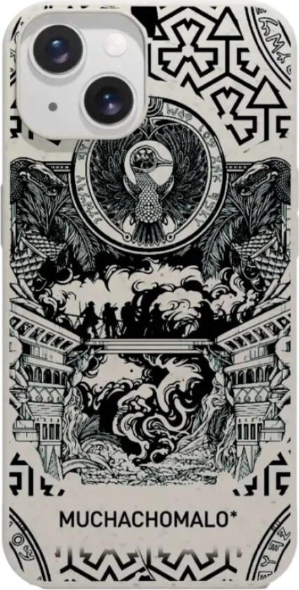 iPhone 15 Muchacho Malo komposterbart deksel, hvit