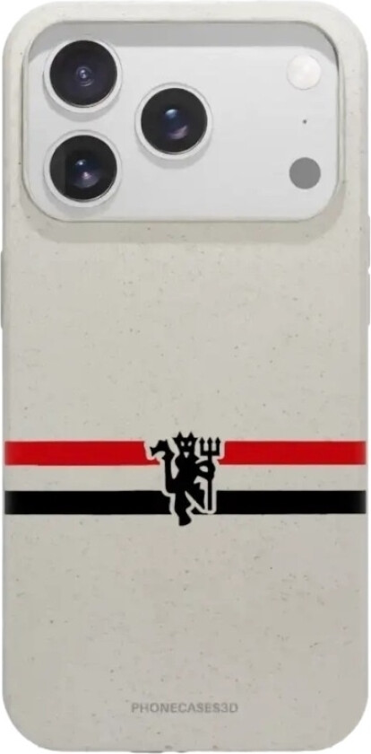 iPhone 17 Pro Max Manchester United FC komposterbart deksel, hvit