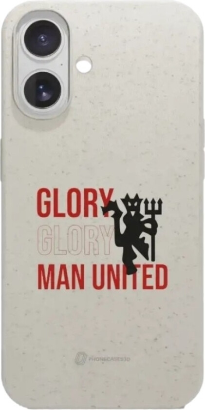 iPhone 17 Manchester United FC komposterbart deksel, hvit