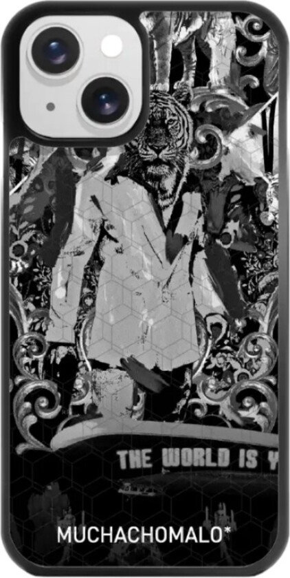 iPhone 15 Muchacho Malo 3D mobildeksel, svart