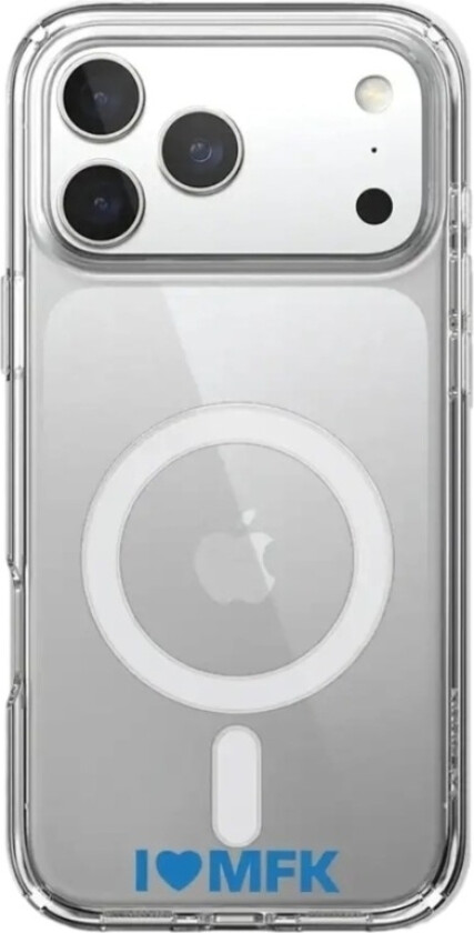 iPhone 17 Pro Max Molde FK Clear case (MagSafe) -mobildeksel, hvit
