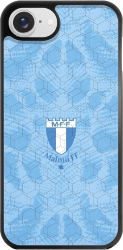 iPhone 16e Malmö FF 3D mobildeksel, svart