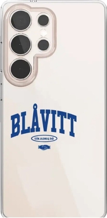 Samsung Galaxy S25 Ultra IFK Göteborg Clear case -mobildeksel, hvit