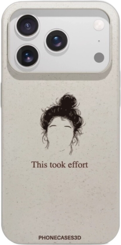iPhone 17 Pro Max Marit Bakkli komposterbart deksel, hvit