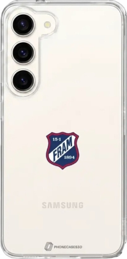 Samsung Galaxy S26 IF Fram Larvik Clear case -mobildeksel, hvit