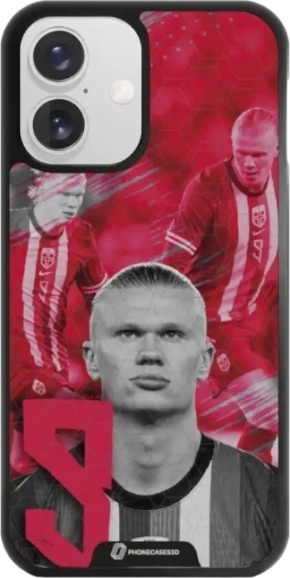 iPhone 16 Norges Fotballforbund 3D mobildeksel, svart