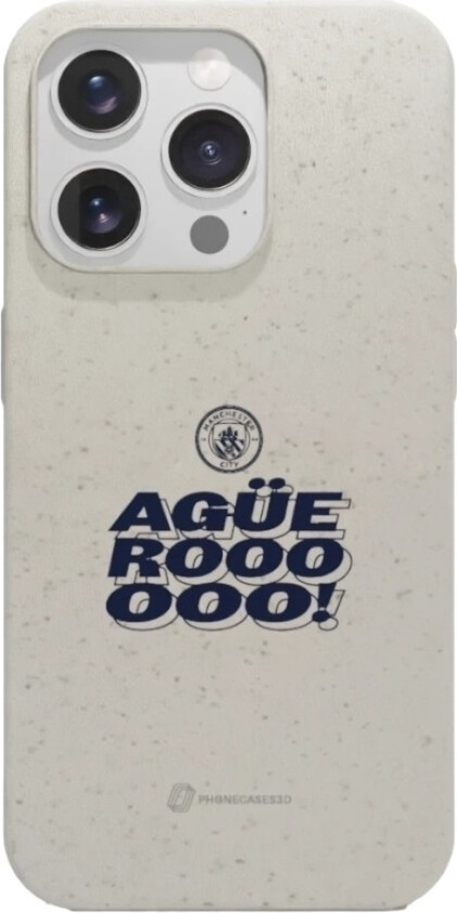 iPhone 16 Pro Man City komposterbart deksel, hvit