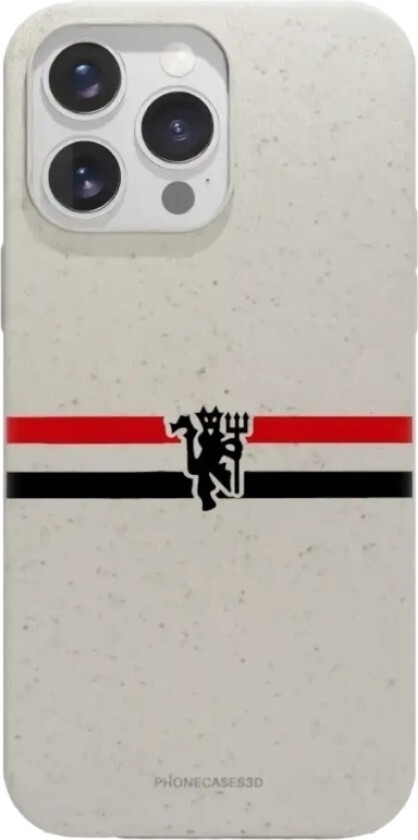 iPhone 16 Pro Max Manchester United FC komposterbart deksel, hvit