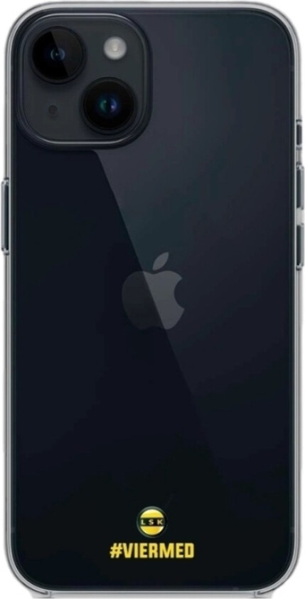 iPhone 14 Lillestrøm SK Clear case -mobildeksel, svart