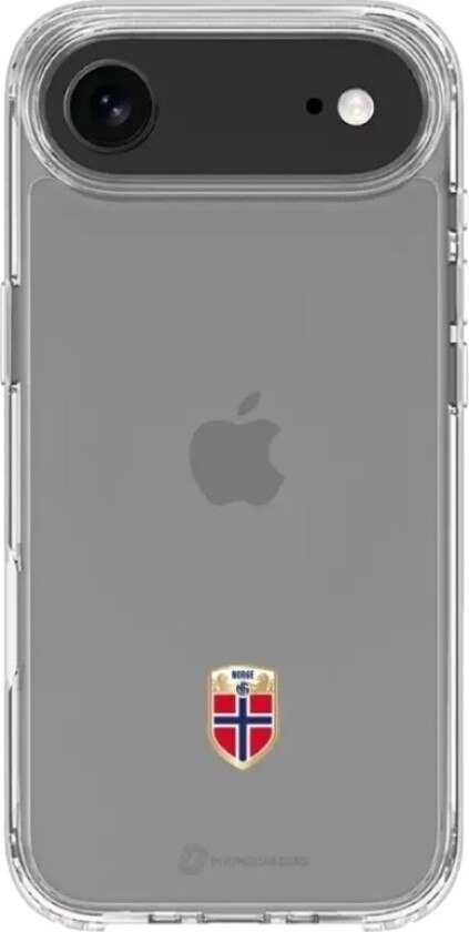 iPhone Air Norges Fotballforbund Clear case -mobildeksel, svart