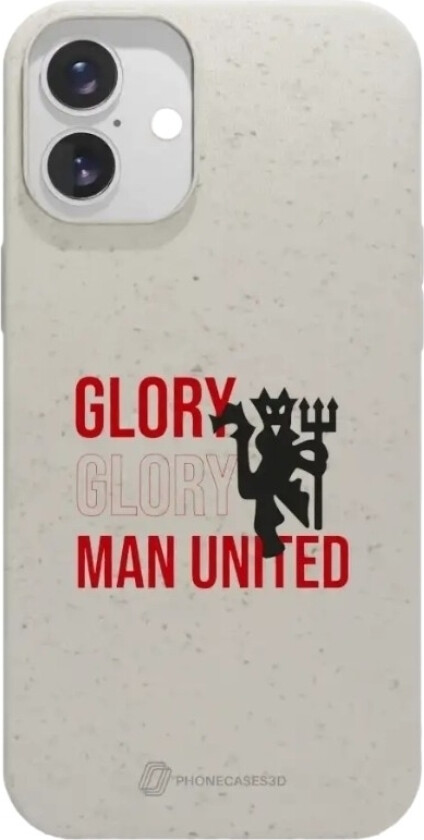 iPhone 16 Plus Manchester United FC komposterbart deksel, hvit