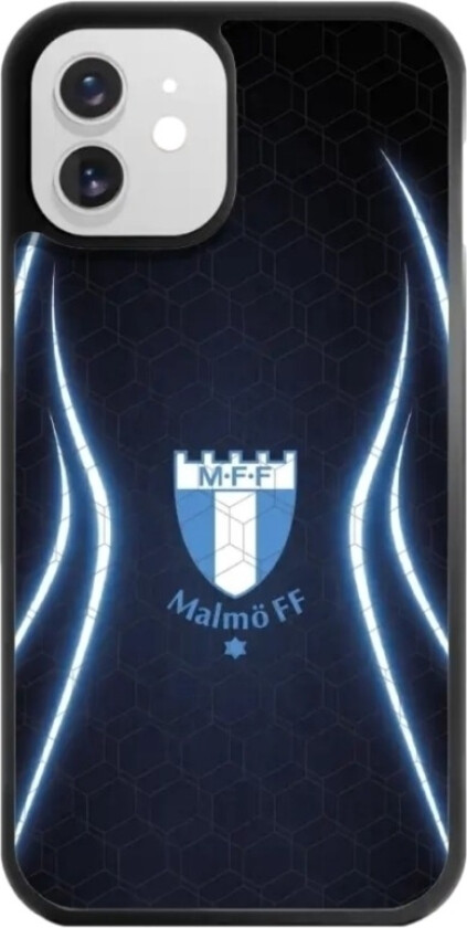 iPhone 12 Malmö FF 3D mobildeksel, svart