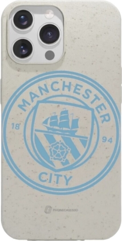 iPhone 14 Pro Man City komposterbart deksel, hvit