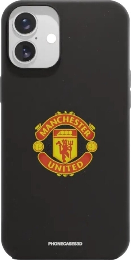 iPhone 16 Plus Manchester United FC komposterbart deksel, svart