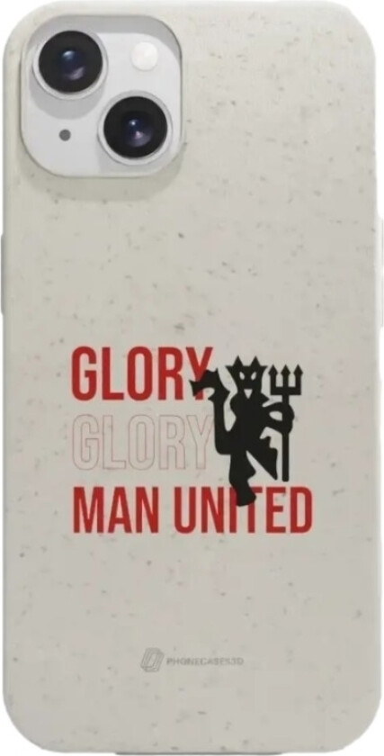 iPhone 14 Manchester United FC komposterbart deksel, hvit