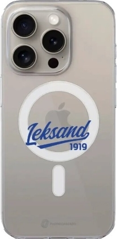 iPhone 15 Pro Leksands IF Clear case (MagSafe) -mobildeksel, hvit