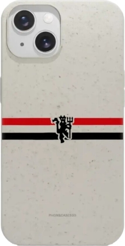 iPhone 15 Manchester United FC komposterbart deksel, hvit