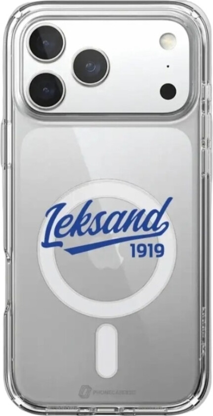 iPhone 17 Pro Max Leksands IF Clear case (MagSafe) -mobildeksel, hvit