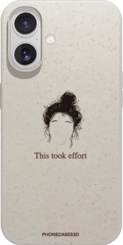 iPhone 17 Marit Bakkli komposterbart deksel, hvit