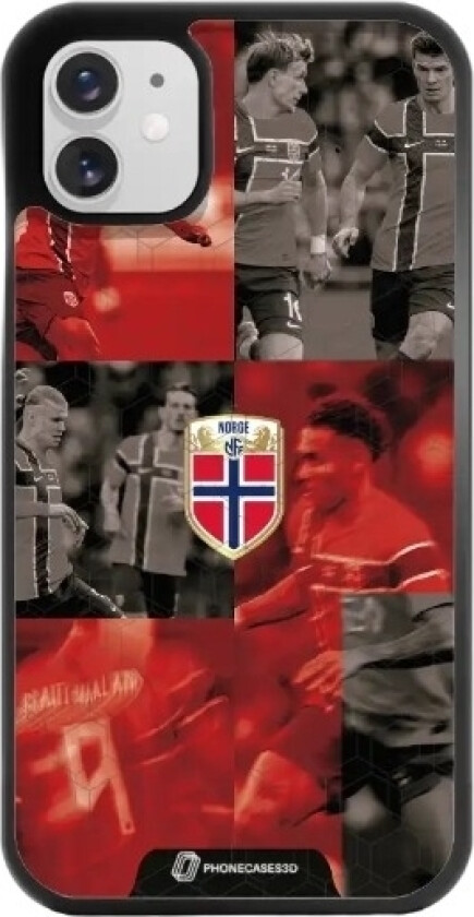 iPhone 11 Norges Fotballforbund 3D mobildeksel