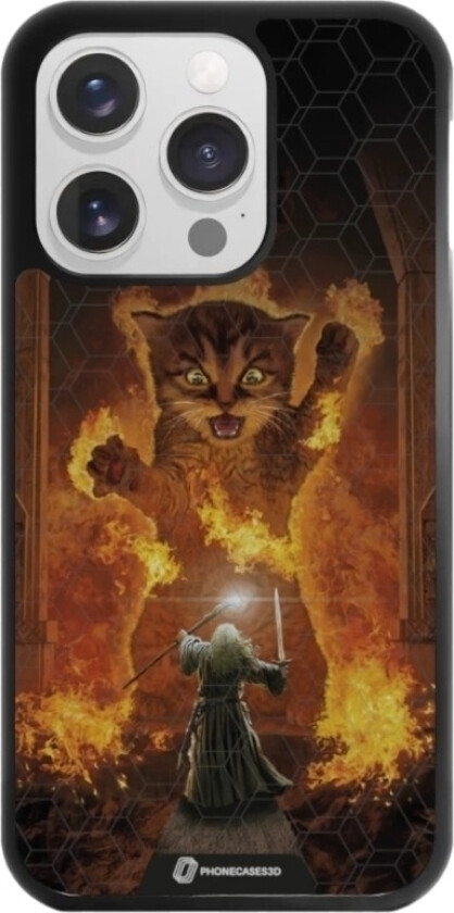 iPhone 15 Pro Joseph Tate 3D mobildeksel, svart