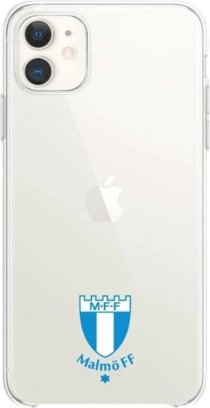 iPhone 11 Malmö FF Clear case -mobildeksel, hvit