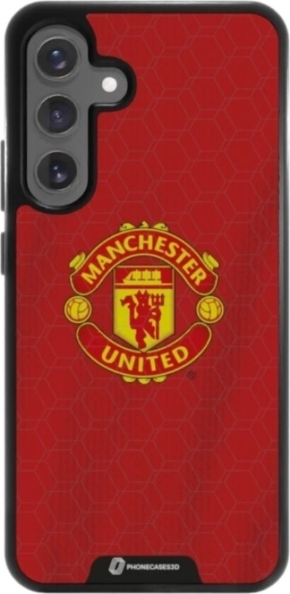 Samsung Galaxy S25+ Manchester United FC 3D mobildeksel, svart