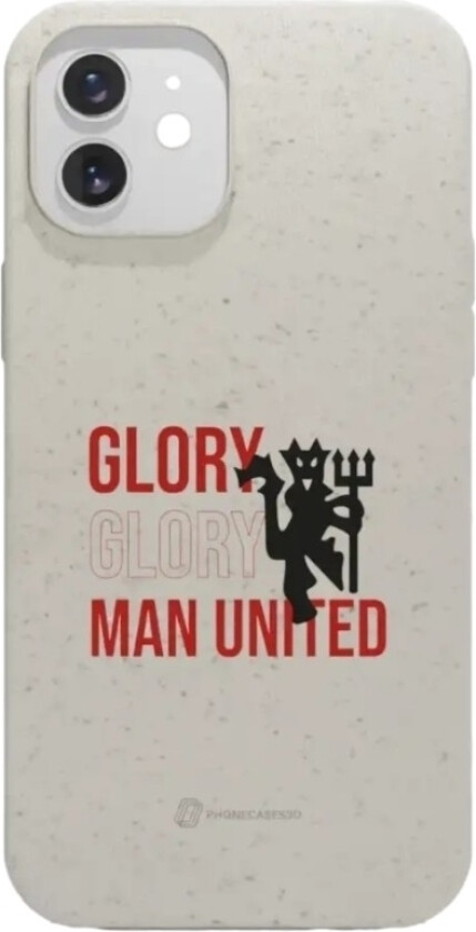 iPhone 12 Manchester United FC komposterbart deksel, hvit