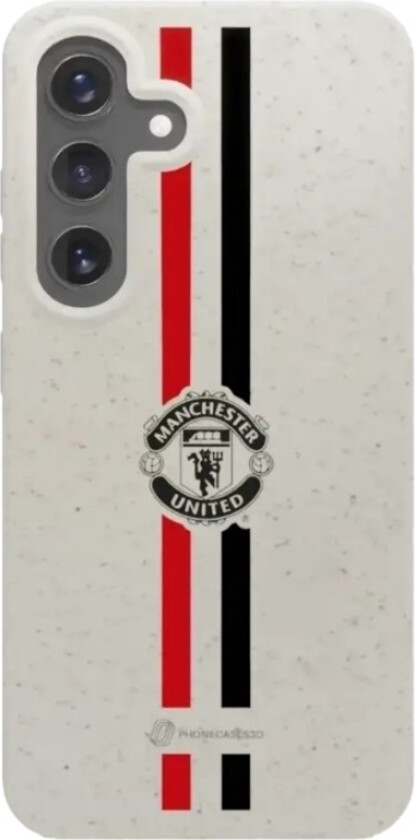 Samsung Galaxy S25 Manchester United FC komposterbart deksel, hvit