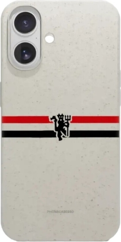 iPhone 17 Manchester United FC komposterbart deksel, hvit