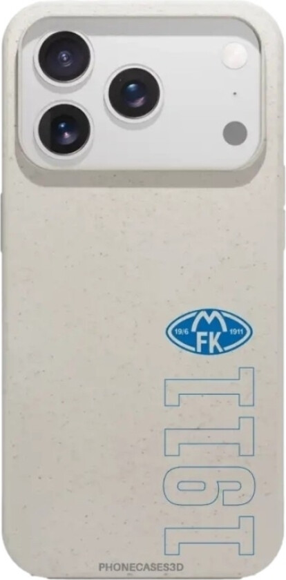 iPhone 17 Pro Max Molde FK komposterbart deksel, hvit
