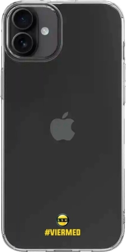 iPhone 16 Lillestrøm SK Clear case -mobildeksel, svart