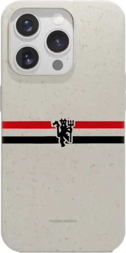 iPhone 16 Pro Manchester United FC komposterbart deksel, hvit