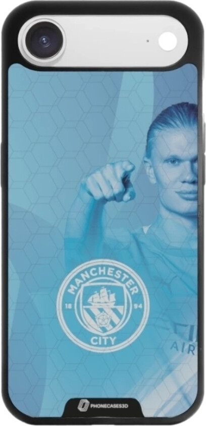iPhone Air Man City 3D mobildeksel, svart