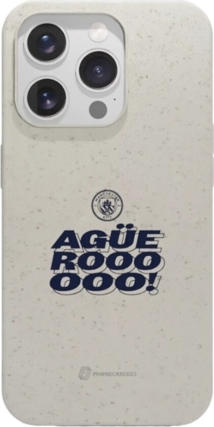 iPhone 15 Pro Man City komposterbart deksel, hvit