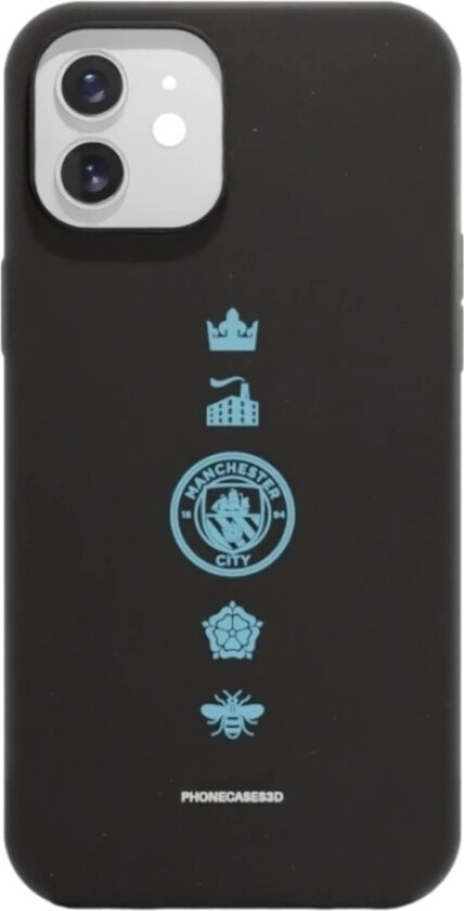 iPhone 12 Man City komposterbart deksel, svart