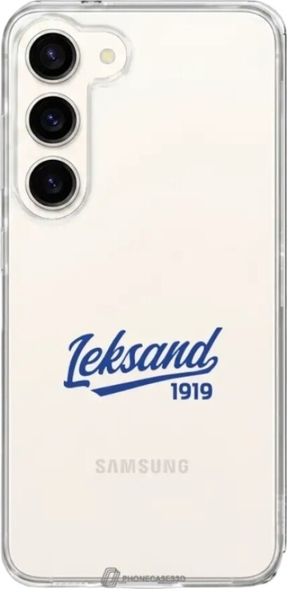 Samsung Galaxy S26 Leksands IF Clear case -mobildeksel, hvit