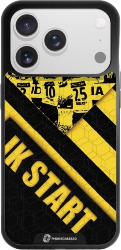 iPhone 17 Pro Max IK Start 3D mobildeksel, svart