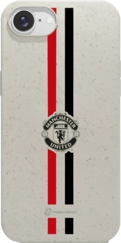 iPhone 16e Manchester United FC komposterbart deksel, hvit