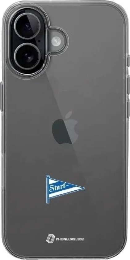 iPhone 17 IK Start Clear case -mobildeksel, svart