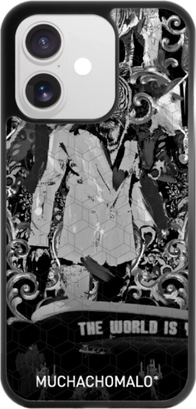 iPhone 17 Muchacho Malo 3D mobildeksel, svart