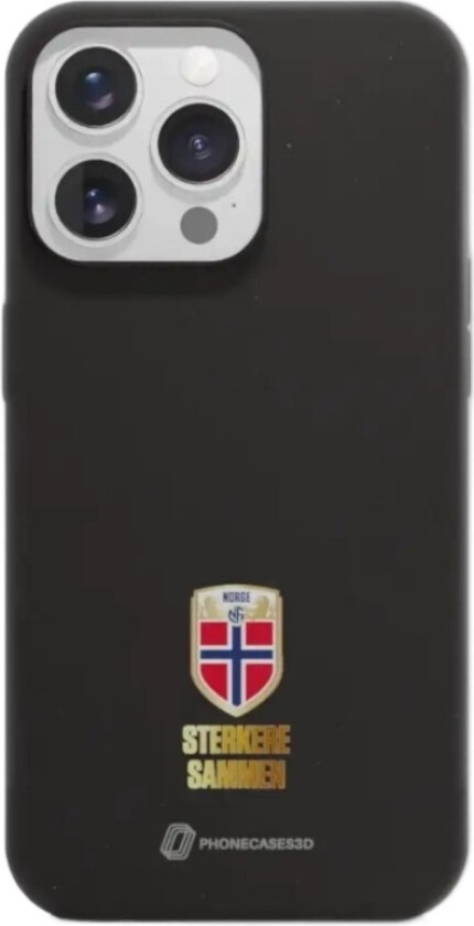 iPhone 13 Pro Norges Fotballforbund komposterbart deksel, svart