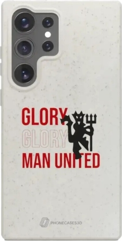 Samsung Galaxy S25 Ultra Manchester United FC komposterbart deksel, hvit