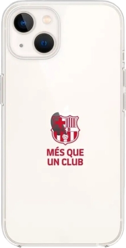 iPhone 13 FC Barcelona Clear case -mobildeksel, svart