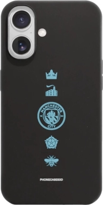iPhone 17 Man City komposterbart deksel, svart