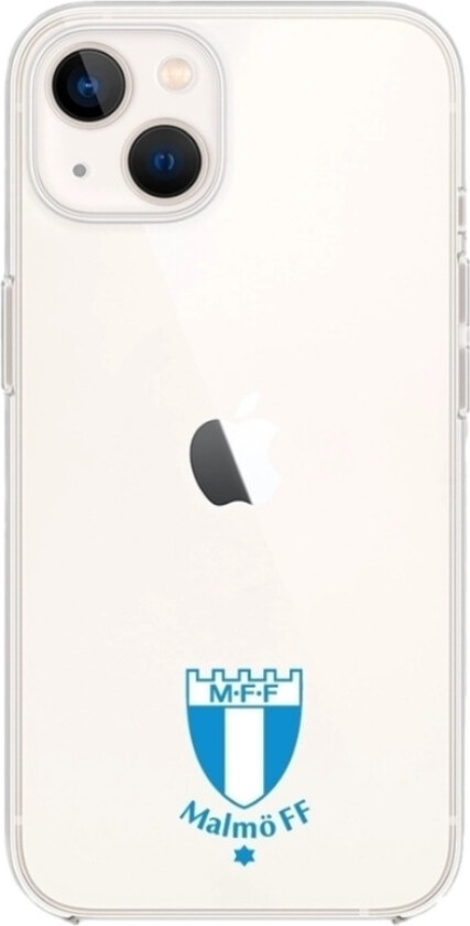 iPhone 13 Malmö FF Clear case -mobildeksel, hvit